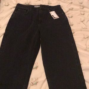 Topshop Black moto mom jeans size 26 BNWT
